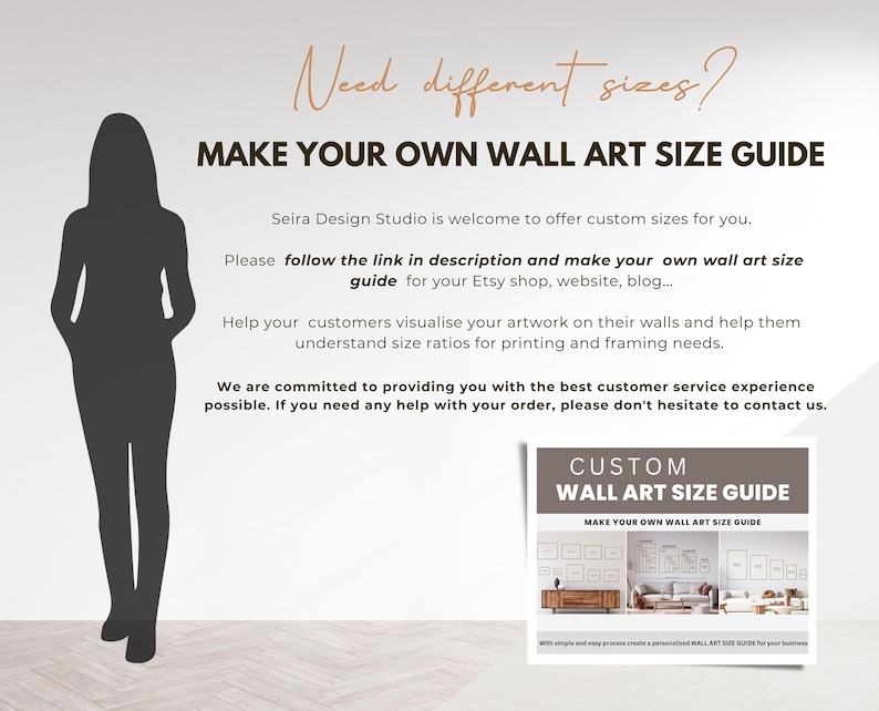Landscape Wall Art Size Guide, Standard Frame Sizes Guide, Living Room ...