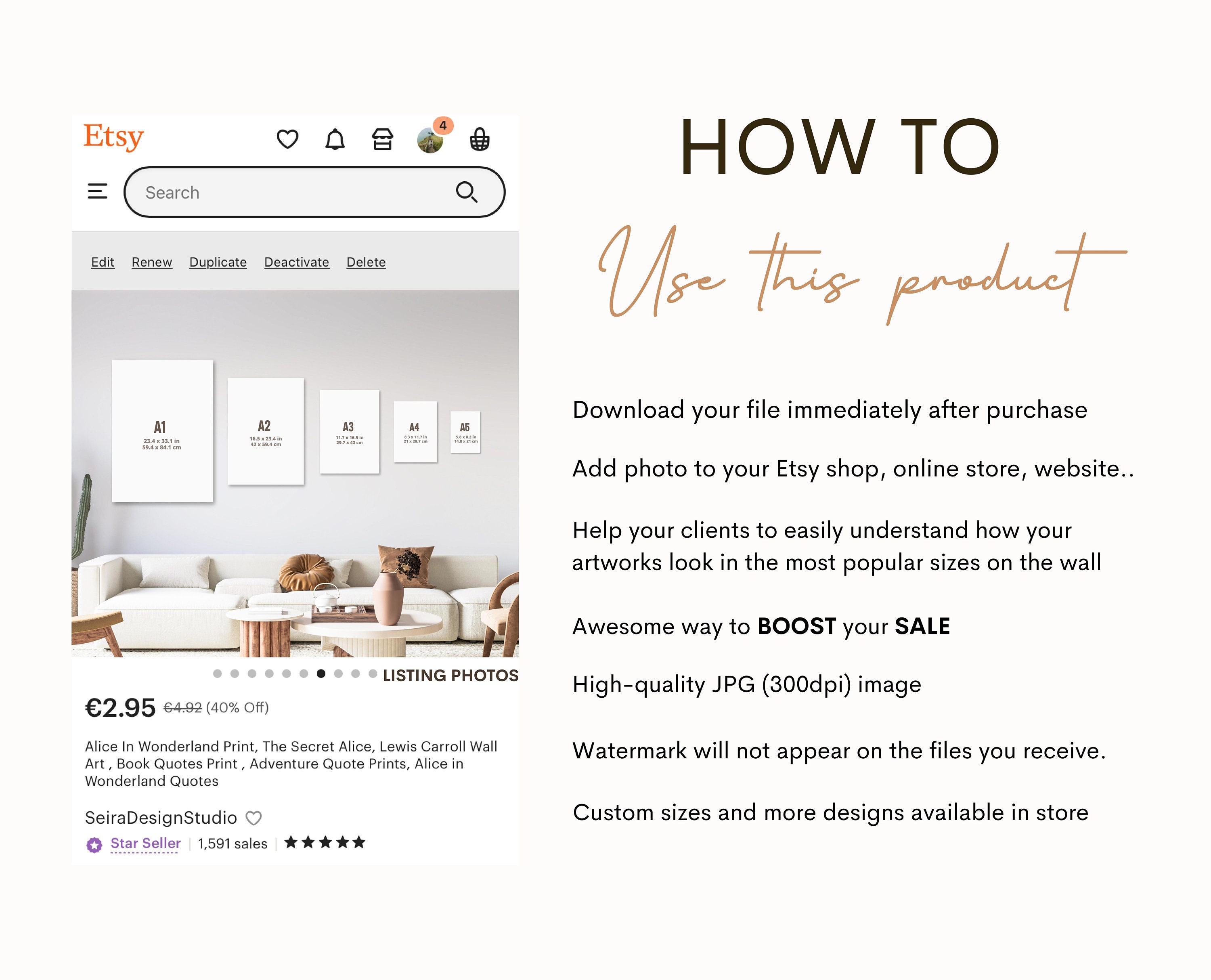 Wall Art Size Guide, Standard Frame Size Guide, Poster Sizes Guide ...