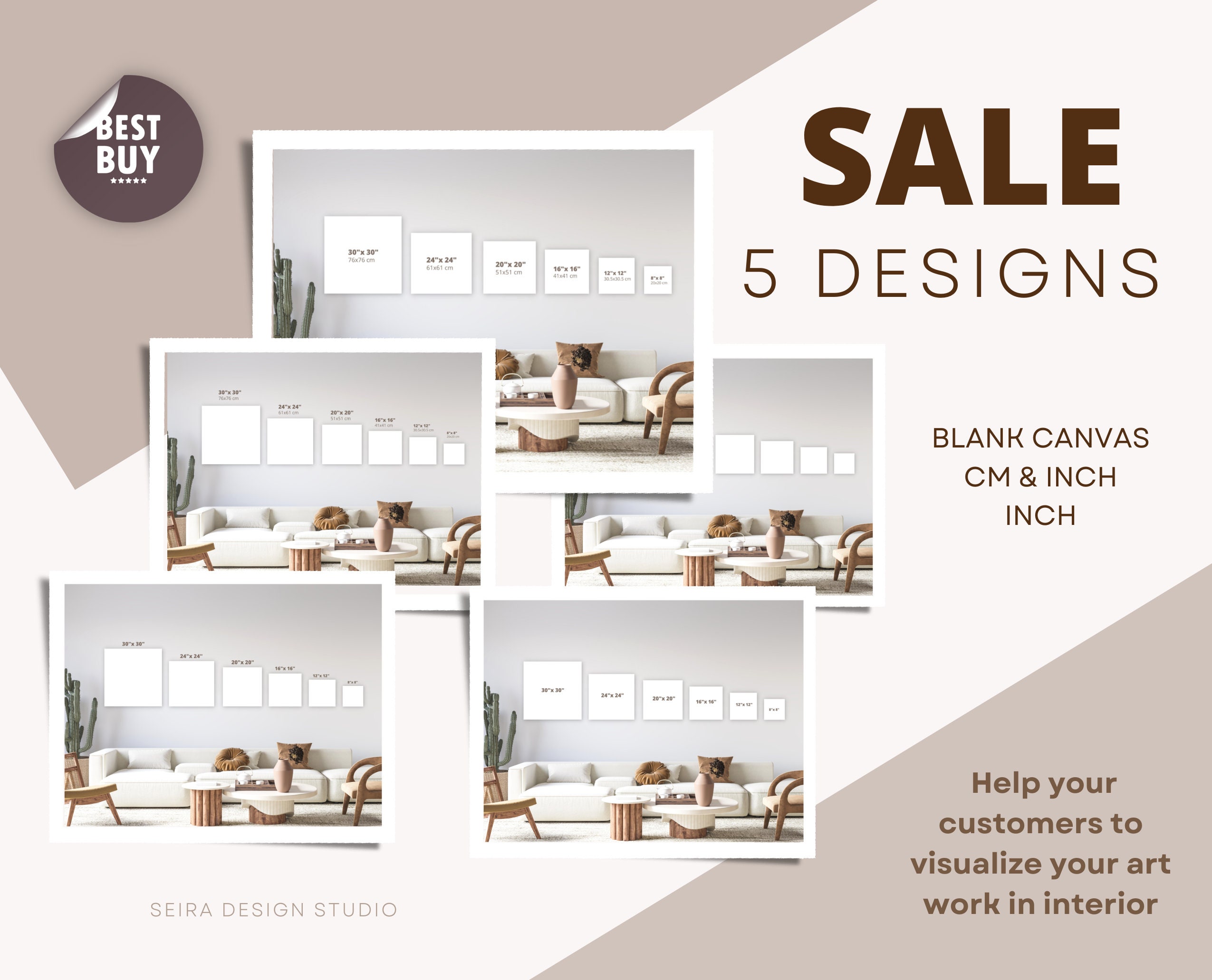 Wall Art Size Guide Square Frame Sizes Guide Canvas Size Etsy Ireland