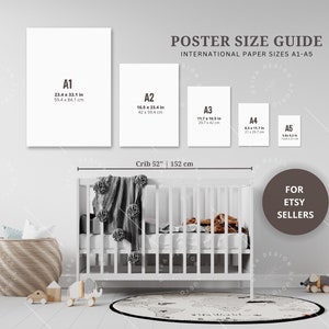 Wall Art Size Guide, Frame Size Guide, Poster Size Guide, Print Size Guide, Art Size Comparison, Vertical Art Size Guide, Wall Art Ratio