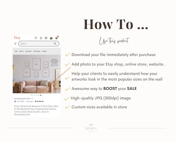 Wall Art Size Guide, Frame Size Guide, Print Size Guide, Comparison Chart, Poster Size Chart, Wall Display Guide, Gallery Wall Mockup Sizes