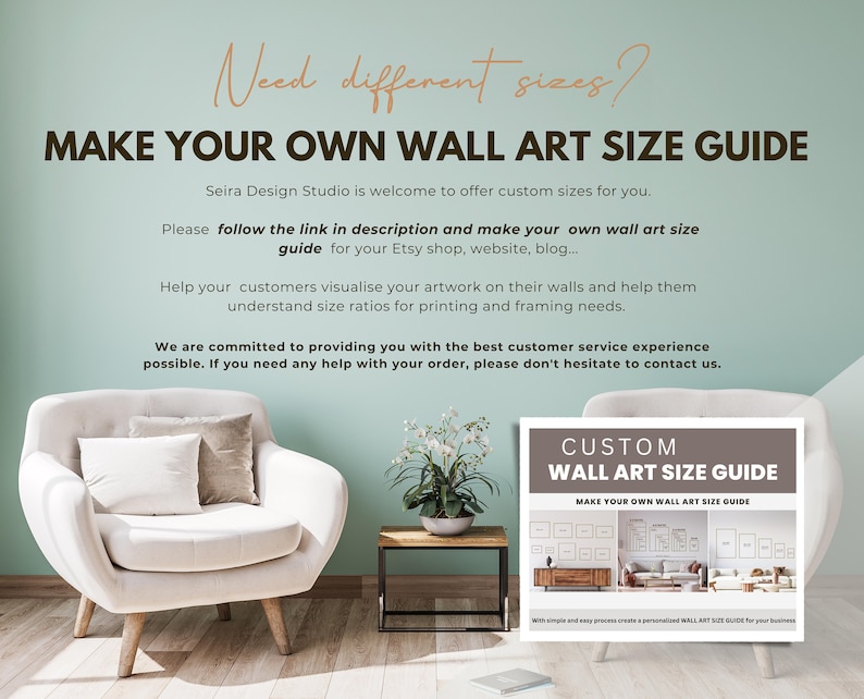 Upright Size Wall Art Size Guide, Frame Size Guide, Print Size Guide, Comparison ...