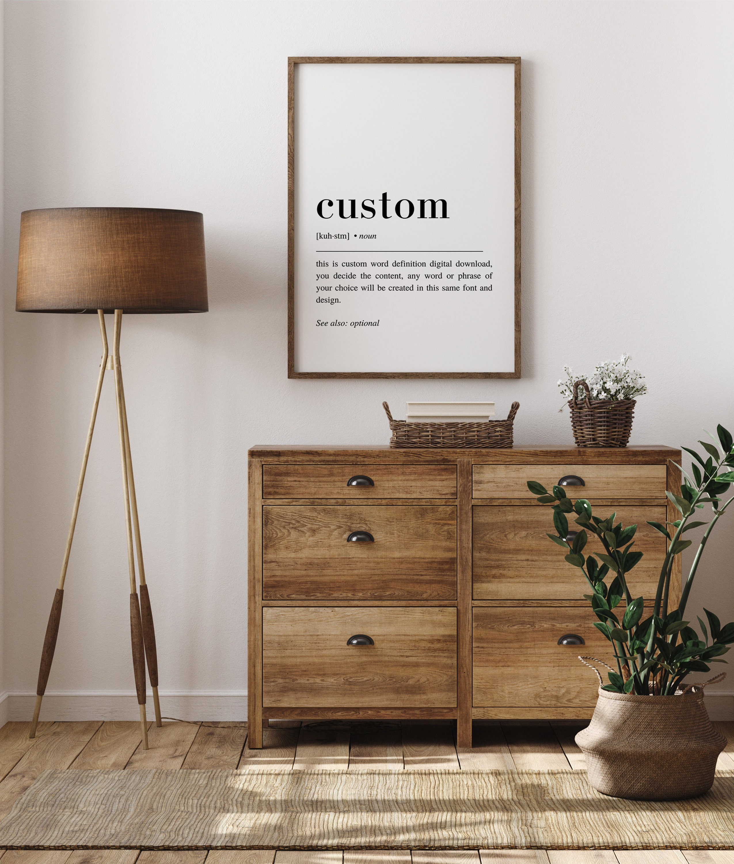 Custom Definition Print, Custom Definition Poster, Custom Quote Print ...