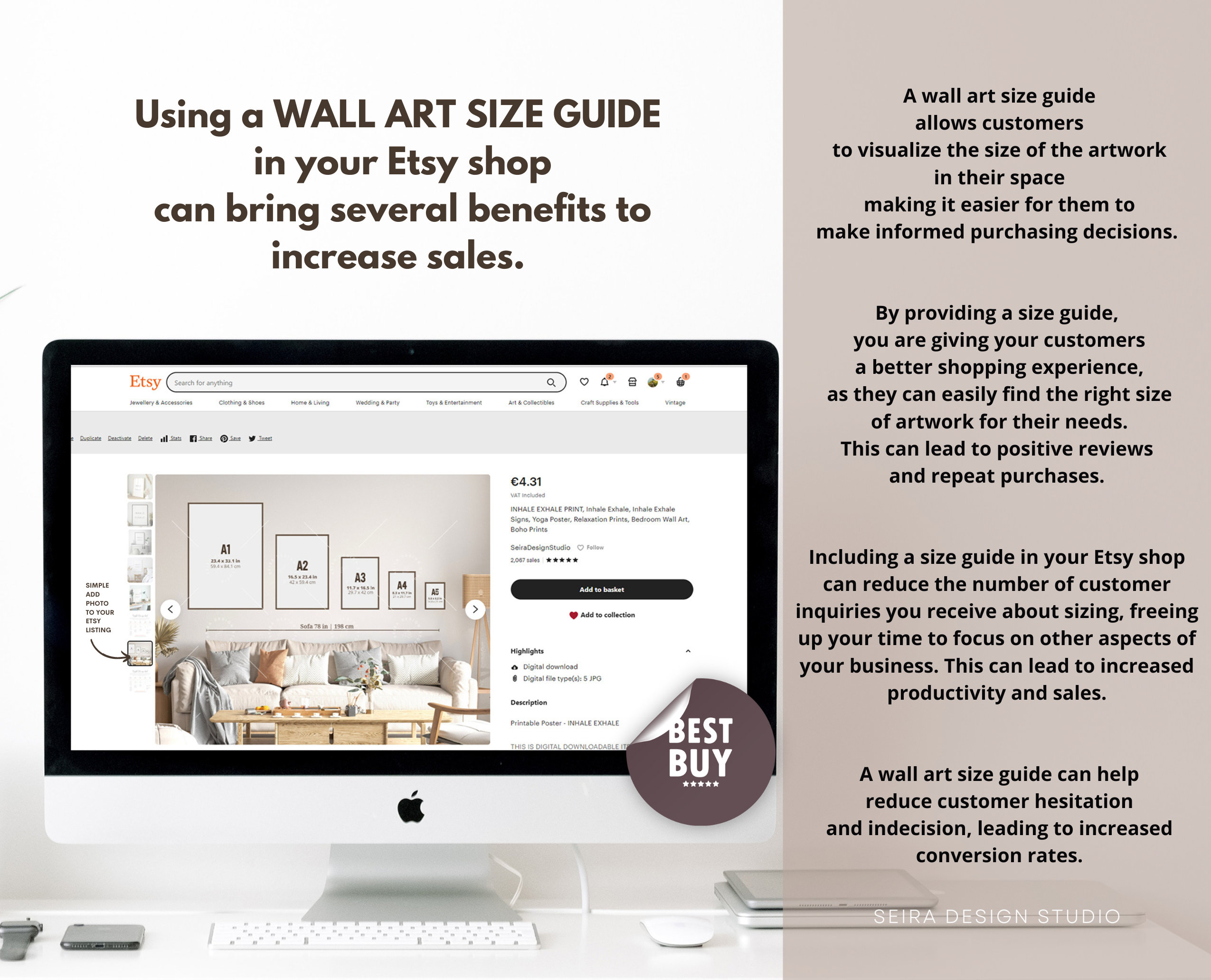 Wall Art Size Guide, Standard Frame Size Guide, Poster Sizes Guide ...