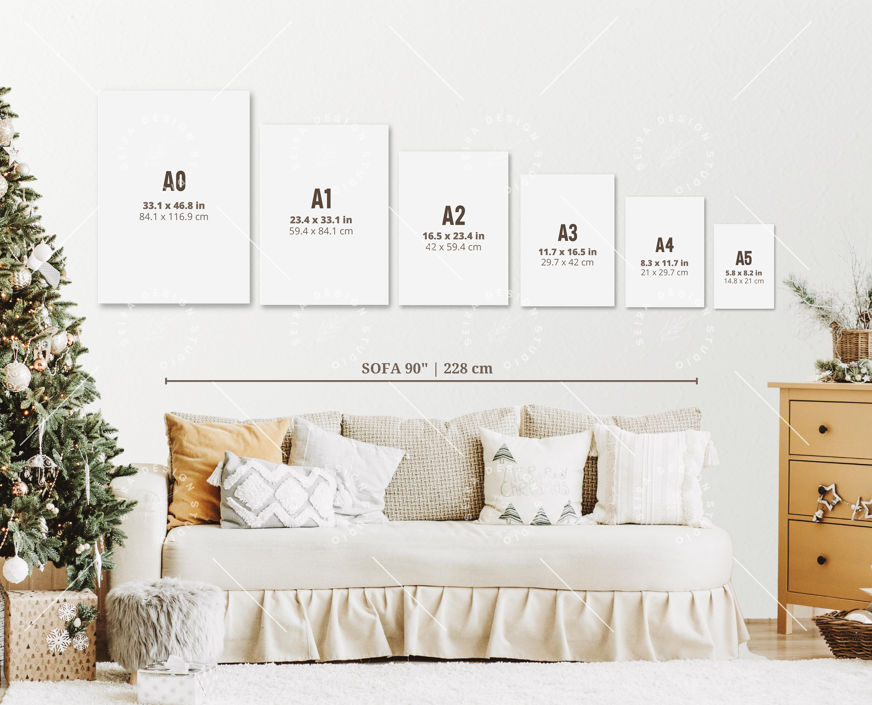 Wall Art Size Guide, Standard Frame Size Guide, Poster Sizes Guide ...