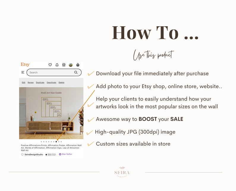 Wall Art Size Guide, Standard Frame Sizes Guide, Living Room Frame ...