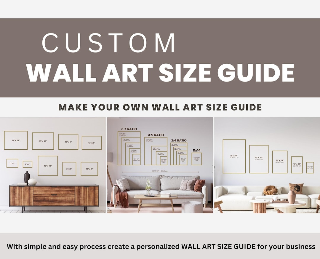 Custom Wall Art Size Guide Wall Art Size Guide Poster Size Etsy Israel