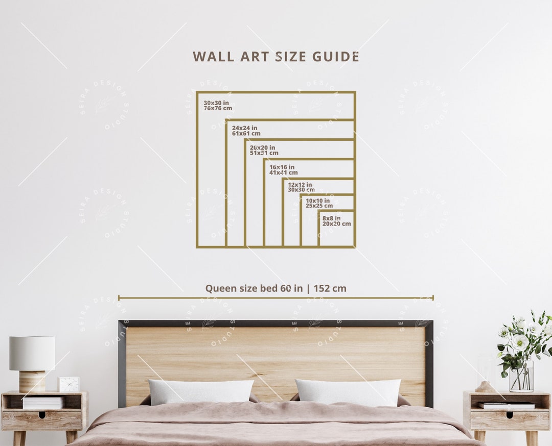 Square_wall Art Size Guide, Frame Size Guide, Print Size Guide, Poster ...