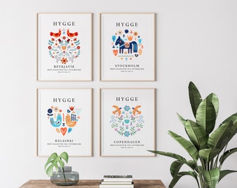 Hygge Print, Scandinavian Decor, Nordic Print, Hygge Definition, Scandinavian Print, Hygge Decor, Scandinavian Folk Art, Hygge Poster, Hygge