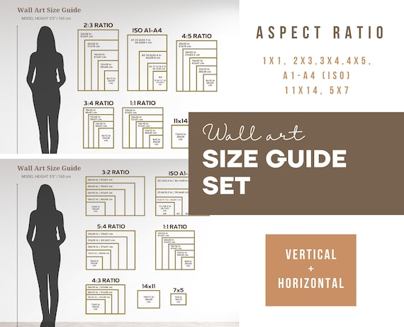 映画ポスター　UKサイズ比較表 壁アートサイズガイド、フレームサイズガイド、ポスターサイズ表、比較