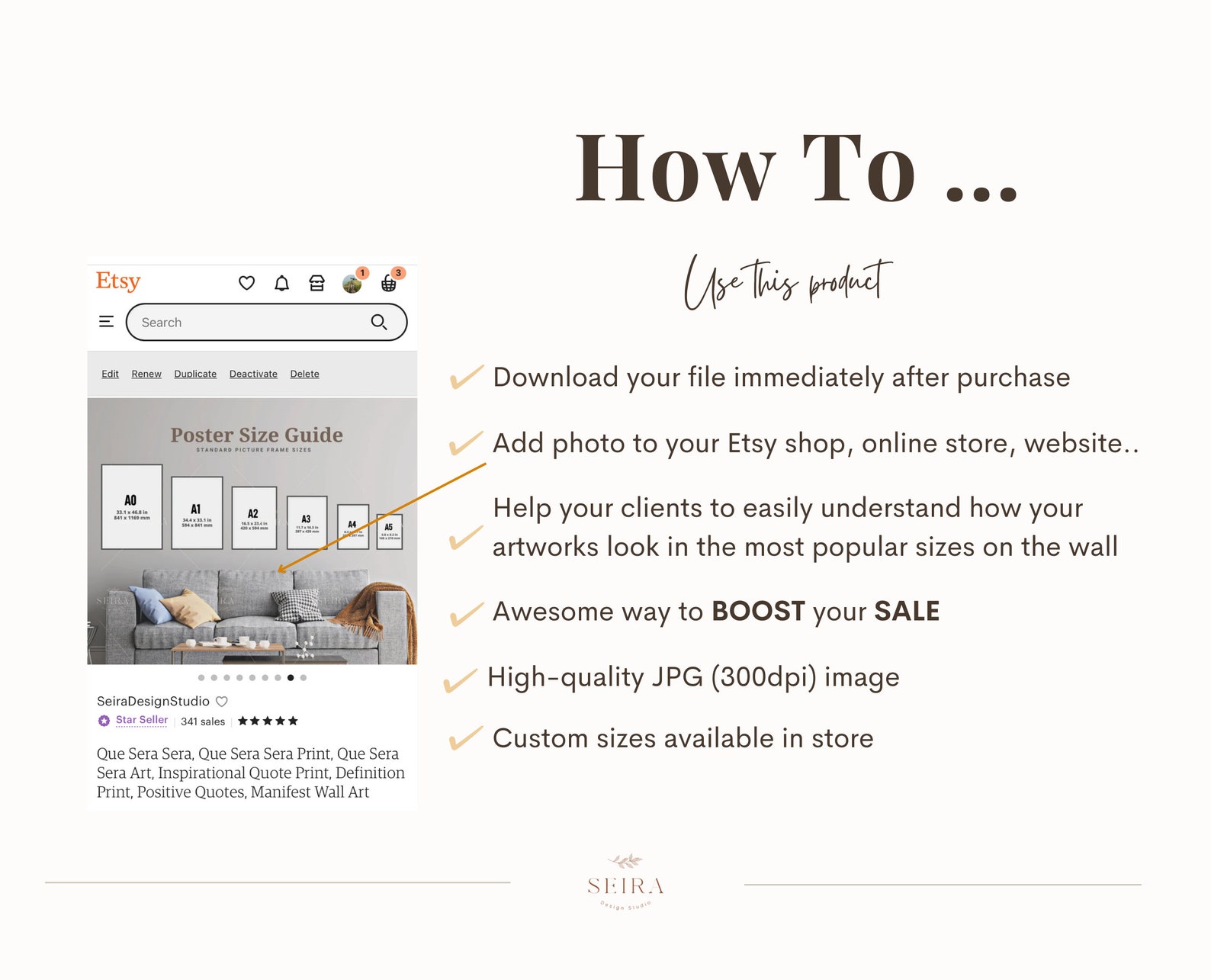 Wall Art Size Guide, Standard Frame Size Guide, Poster Sizes Guide ...