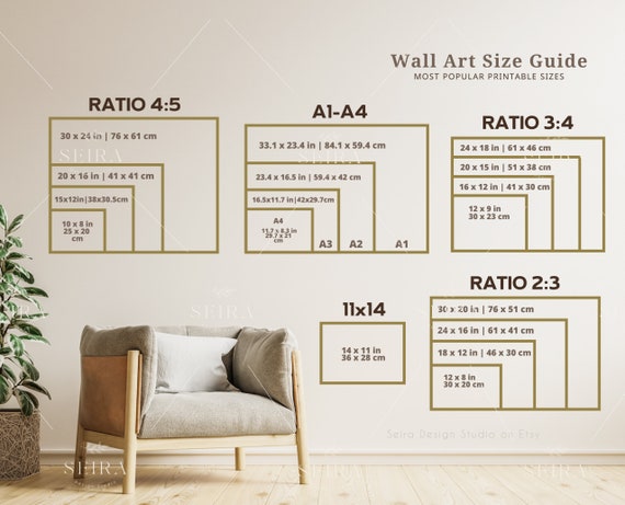 Wall Art Size Guide Standard Frame Sizes Guide Living Room 59 OFF