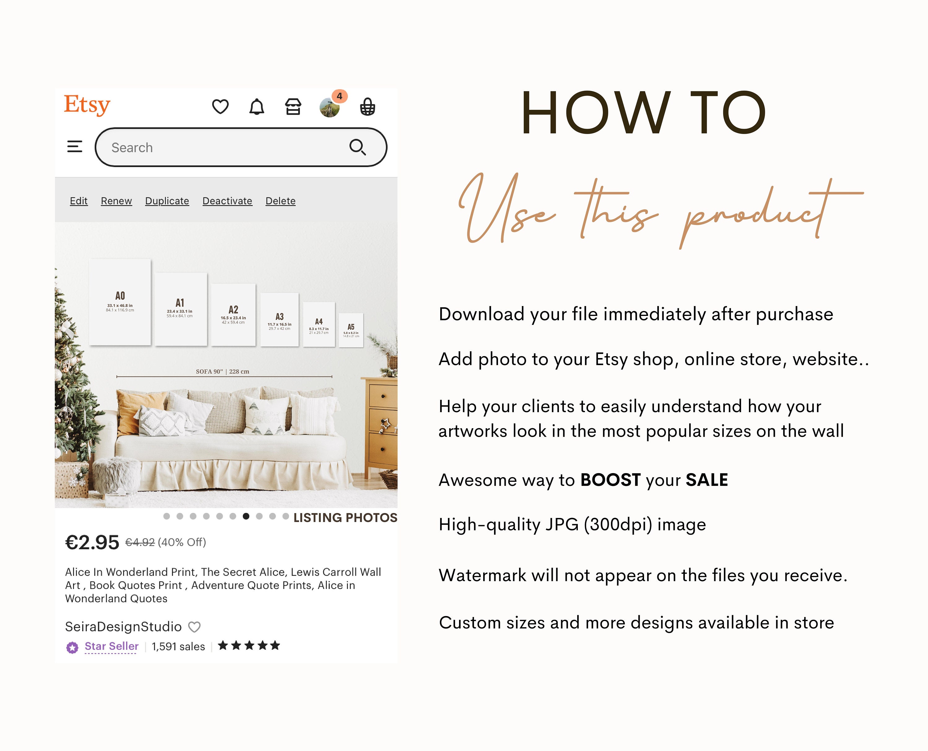 Wall Art Size Guide, Standard Frame Size Guide, Poster Sizes Guide ...