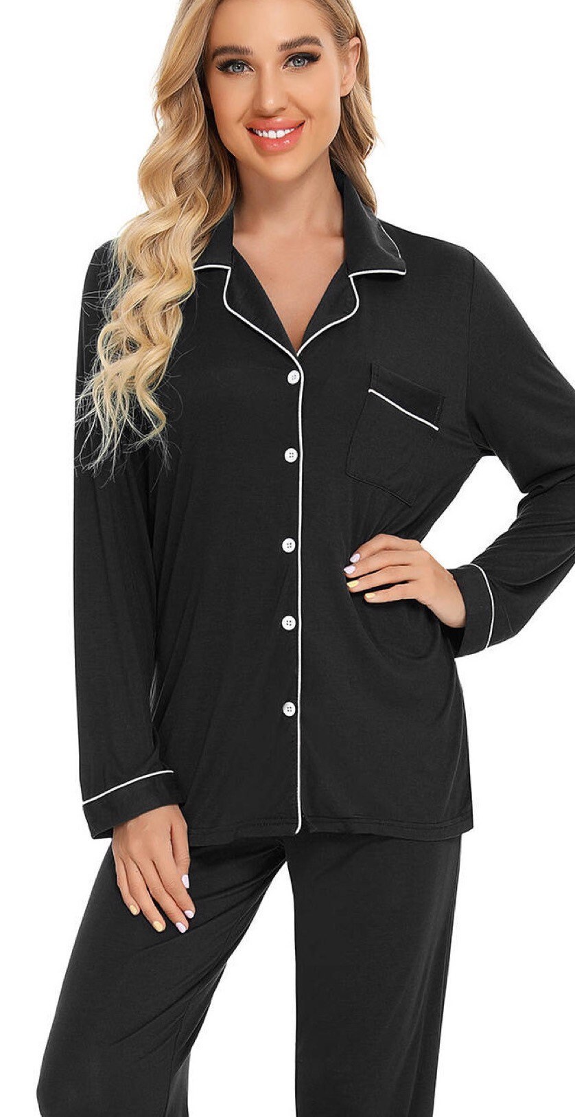 Soft Menopause Pajama Set for Women Bamboo Pajamas Better Than Etsy