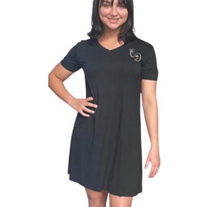 Cooling Nightgown  Monogrammed Birthday Gift or Anniversary Gift for Mom or Wife Moisture-Wicking Nightshirt  for Women