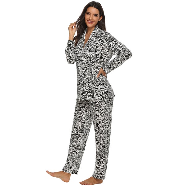 ADAPTIVE Pajamas for Women Soft Pajamas Women’s Pajama Set Gift for Elderly Woman Gift for Woman with Arthritis Bamboo Pajamas Parkinson