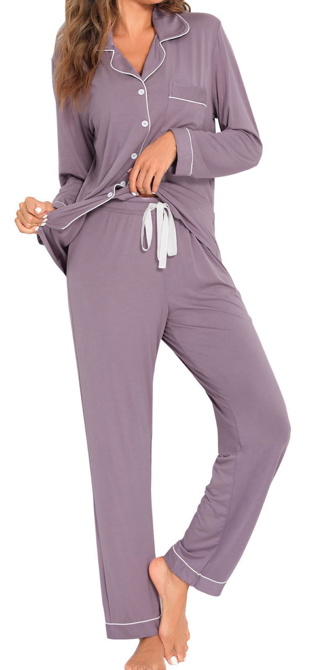 Womens Pajama Set/ Menopause Pajamas/bamboo Etsy