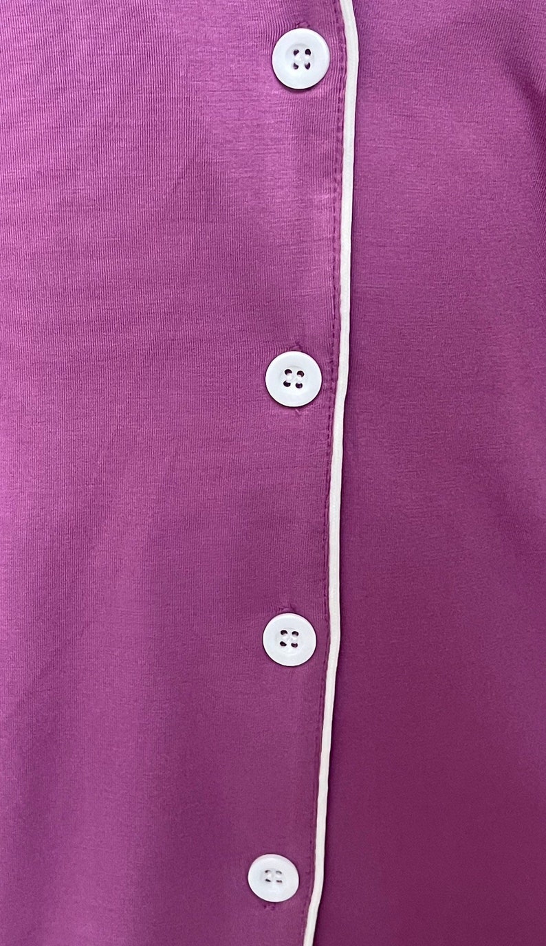 Menopause Pajama Setsoft Bamboo Pajamaspajama Set Night Etsy UK