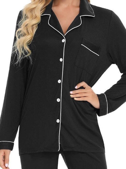 Soft Menopause Pajama Set for Women Bamboo Pajamas Better Than Etsy