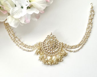 Kundan Hair Pin Juda Pin Wedding Bun Pin Classical Dance Hair Jewelry Indian Hair Clip South Indian Dance Jewelry Kundan Hair Accessories