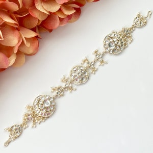 Kundan Matha Patti, Sheeshphool, Kundan Wedding Headband, Bridal Matha Patti, Matha Phool, Indian Bridal, Kundan Indian Jewelry, Pakistani