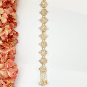 Kundan Choti Bridal Kundan Hair Jewelry Choti Kundan Choti Braid Choti Hair Jewelry Indian Bridal Choti Kundan Braid Jewelry Hair Brooch