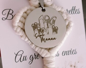 Personalized mom keychain _ Mother's Day _ Gift for mom _ Gift for parents _ Personalized family _ Mother's day engraving
