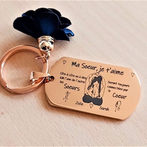 Big Sister Surprise _ My Sister, I Love You Keychain _ Sister Gift _ Best Friend Keychain _ Personalized Engraving _ Future Sister