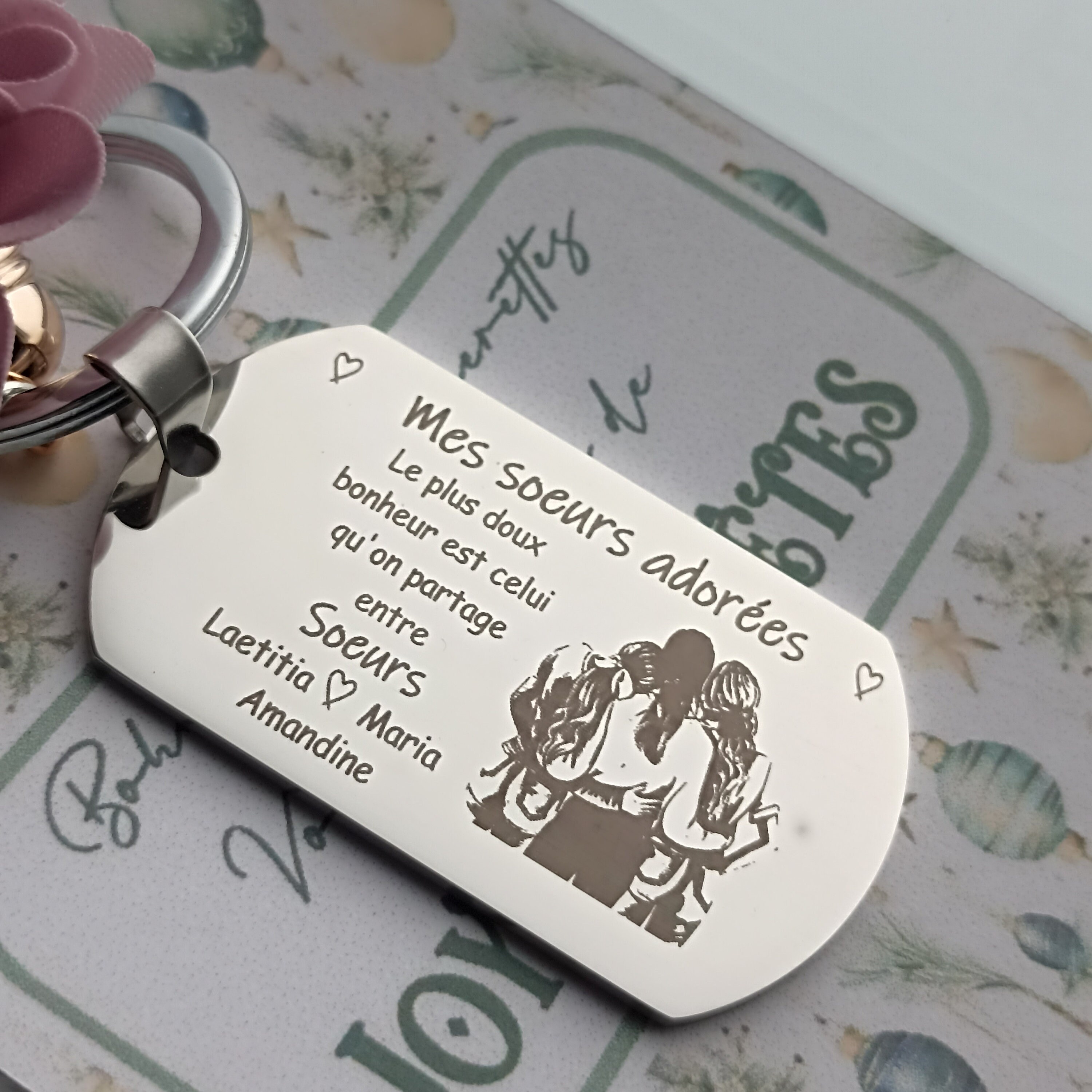 Gift for Sisters _ Personalized Friendship Key Ring _ Best Friends ...