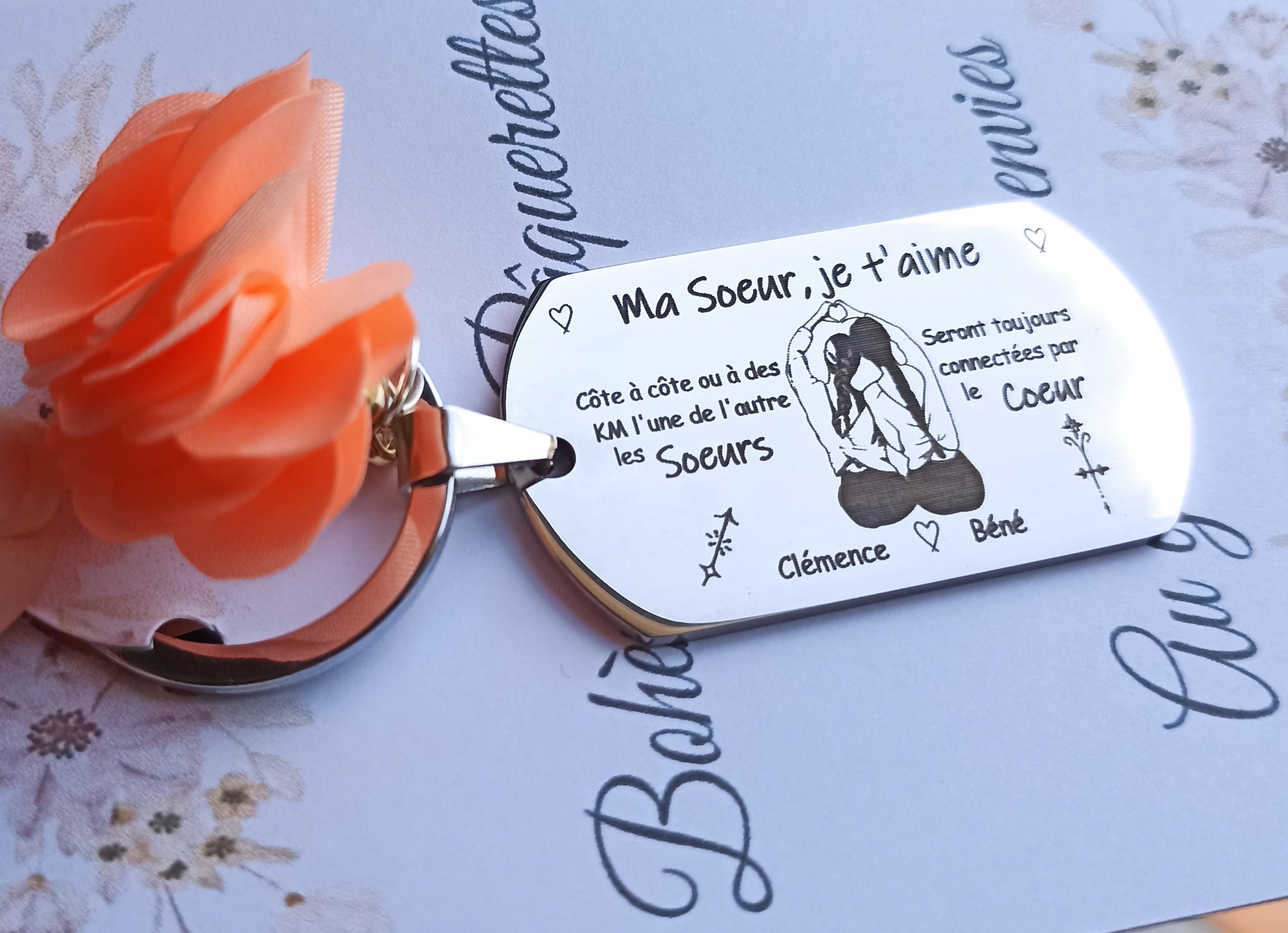 Surprise Grande S ur Porte cl s Ma S ur Je T aime Cadeau S ur surprise-grande-s-ur-porte-cl-s-ma-s-ur-je-t-aime-cadeau-s-ur