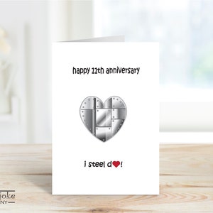 11th Anniversary Card, 11 Years Later And I'm Still The Best Decision