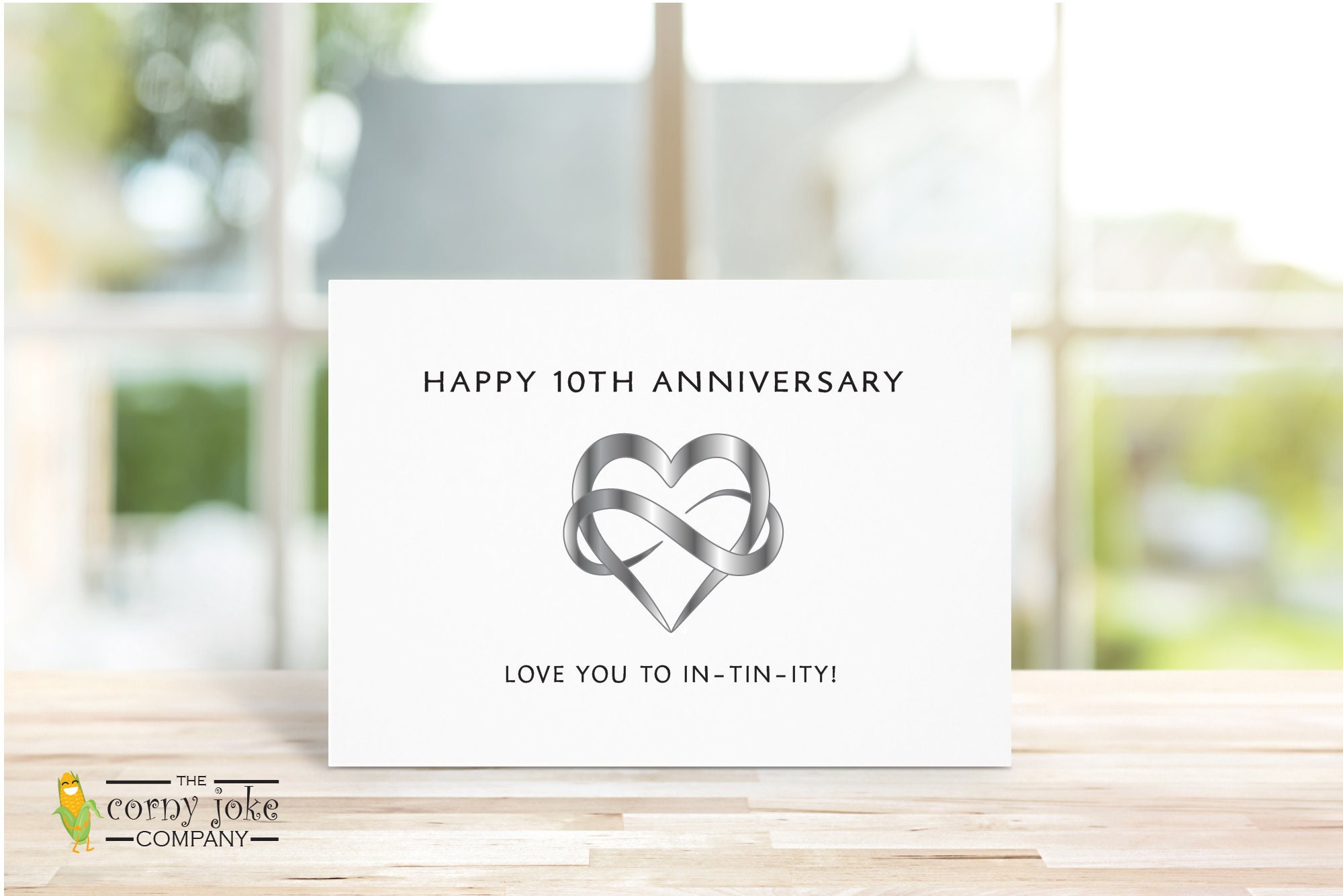 Tin 10th Anniversary Card, Funny 10 Year Personalized Gift for Husband ...