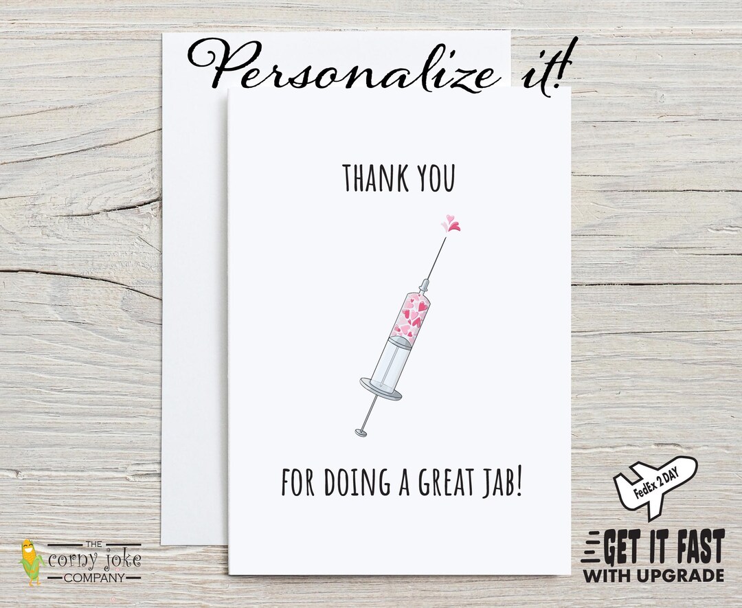 Thank You Card for Doctor, Hospital Thank You Gift, Fun Custom ...