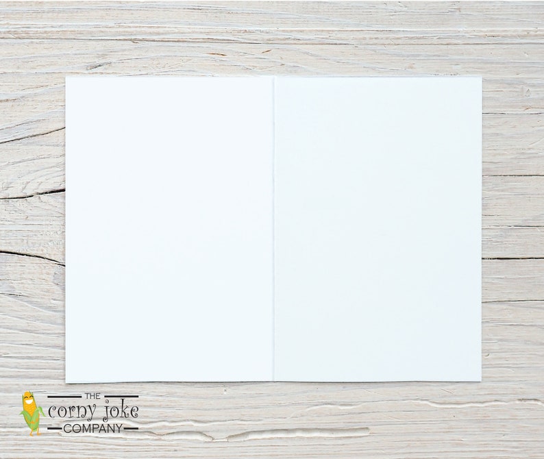 Funny Get Well Soon Card for Knee Replacement - Perfect for Knee Surgery Recovery With a Corny Knee Pun, from the Corny Joke Company with Inside Message Blank