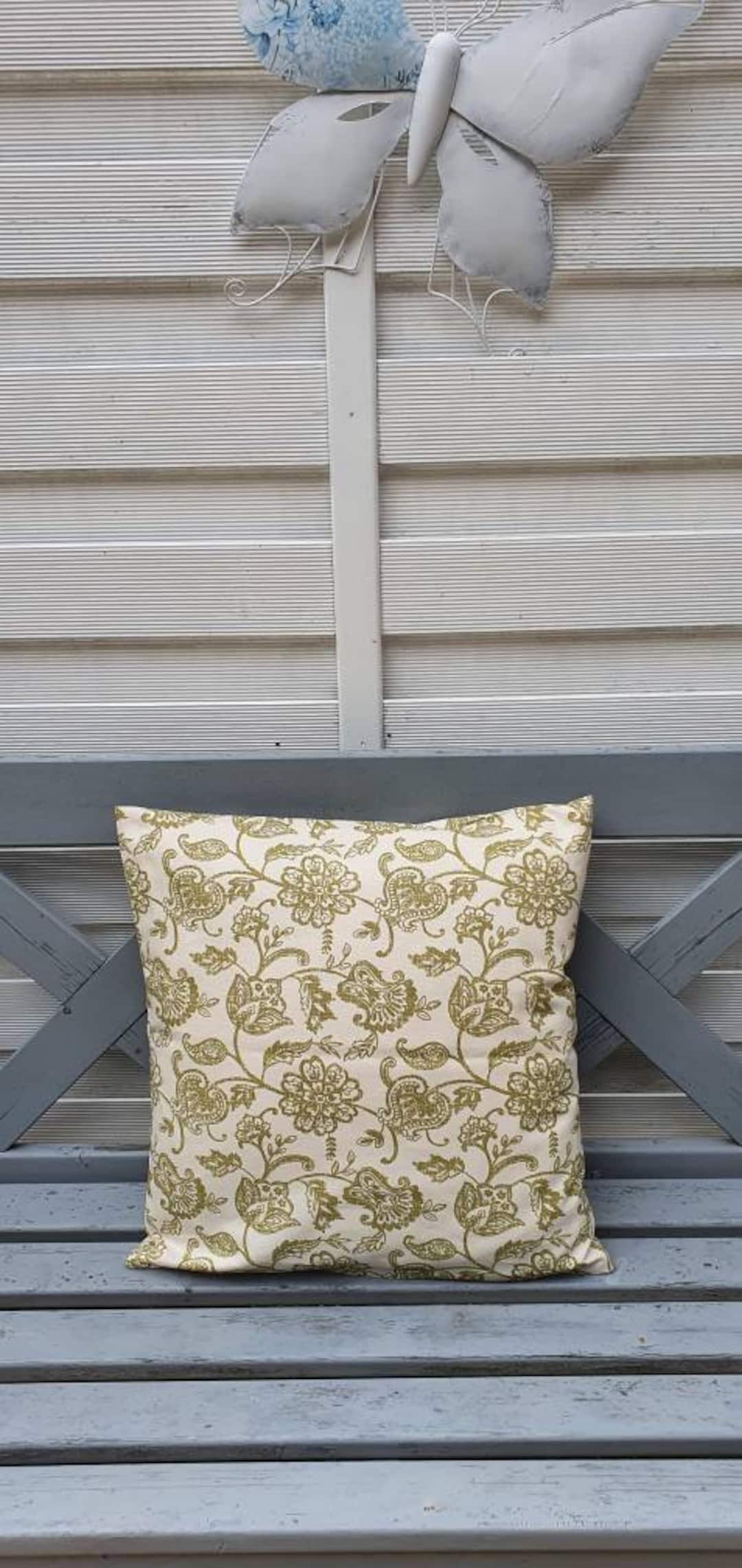 Ikea Junimagnolia Cushion Cover Green Approx. 50 X 50 Cm Etsy