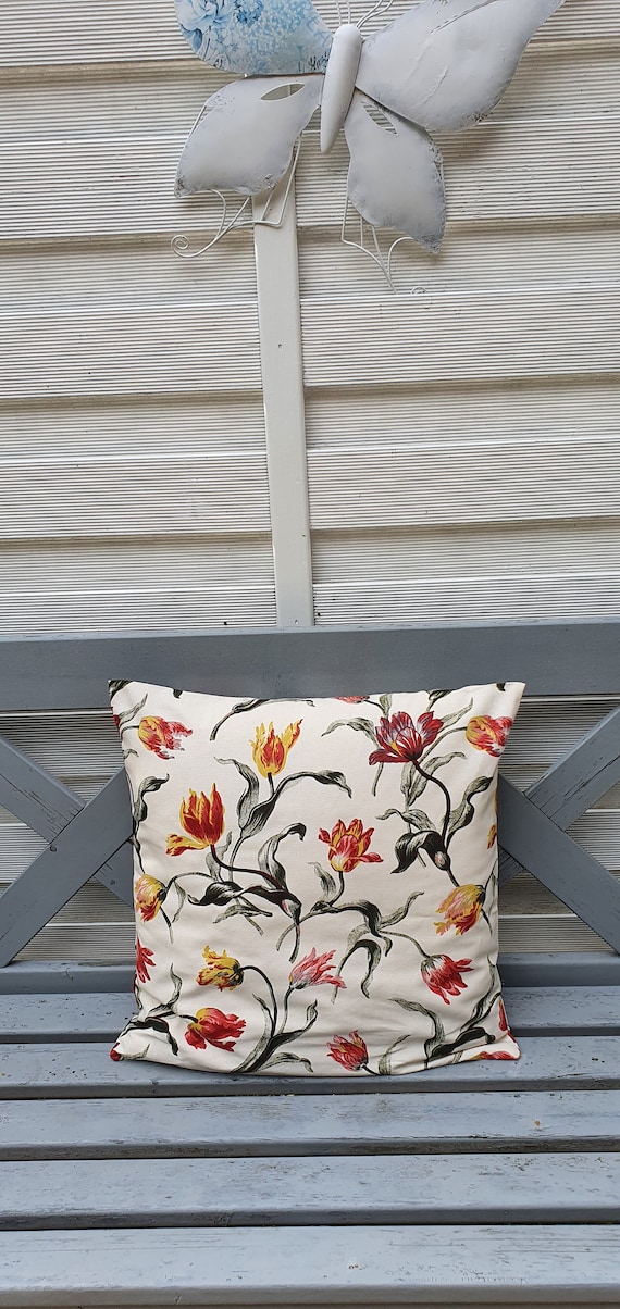 Ikea Alandsrot Kissenhülle 40x40 cm floral