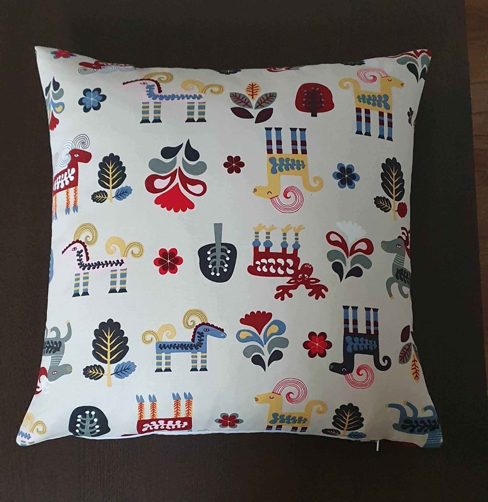 Ikea Kissenhülle Flikplister ca 40x40 cm bunt