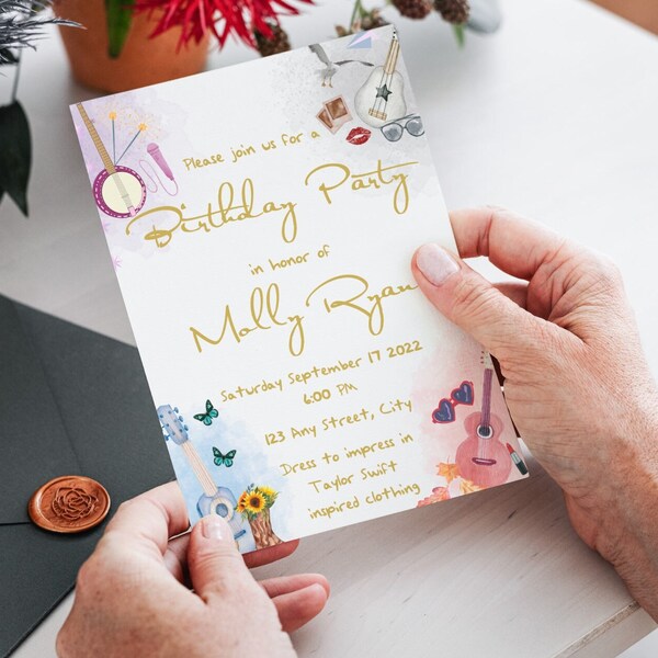 Eras Album Invite Etsy