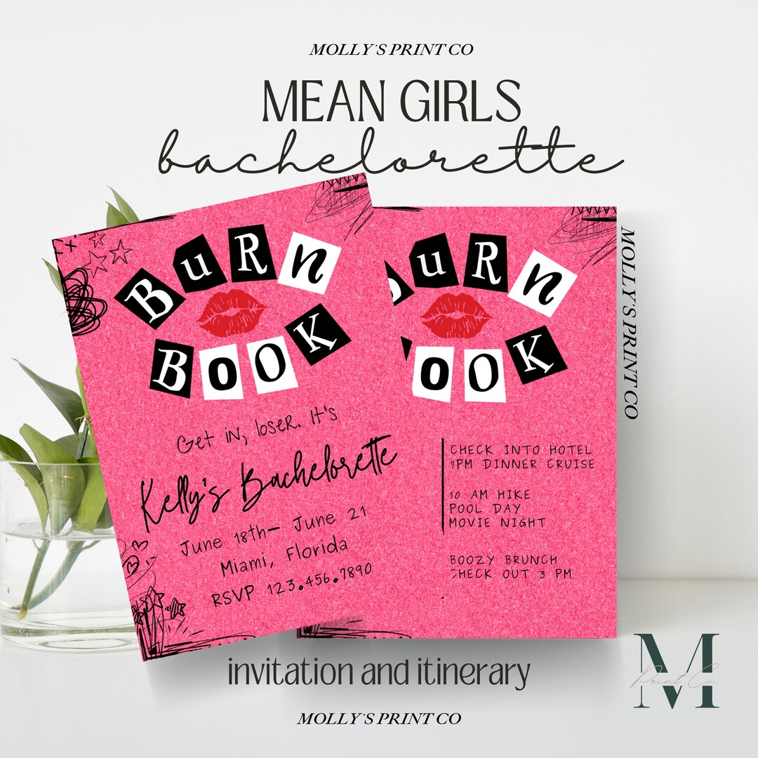 mean-girls-bachelorette-mean-girls-invitation-mean-girls-etsy