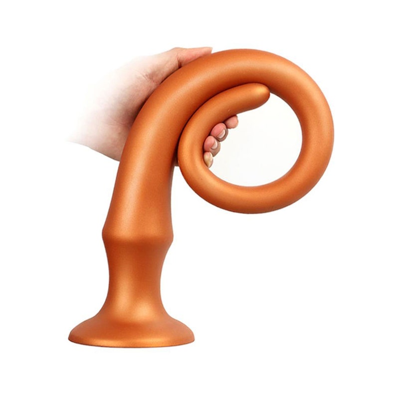 Super Long Butt Plug,Liquid Silicone big Anal Plug with Suction Cup,Soft Anal Dildo, Packing Cautious,Confidential delivery 