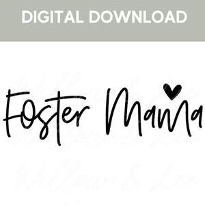 Foster Mama PNG, Foster Mama Sublimation, Foster Mom PNG, Get Attached PNG, Foster Png, Foster Family, Foster Love, Commercial Use, Adoption