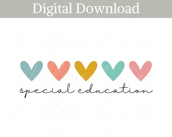 Special Education Png, Special Ed Teacher, Special Ed Sublimation File, SPED Teacher Shirt Design, Digital Download, SPED png, Sped Clip Art