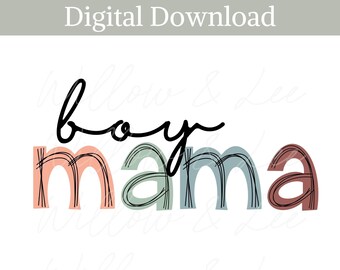 Boy Mama Doodle Font, Boy Mama png, Boy Mom png, Boy Mama Sublimation, Boy Mom Sublimation, Commercial Use, Mom of Boys, Mama of Boys png