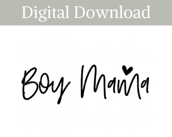 Boy Mama Sublimation, Boy Mama png, Boy Mom Png, Mom of Boys Sublimation, Commercial Use, Boy Mom Sublimation, Boy Mama Minimal png, Heart