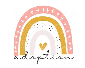 Adoption png, Adoption Rainbow, Gotcha Day png, Forever Family png, Love Makes a Family png, Adoption Awareness png, Adoption Sublimation