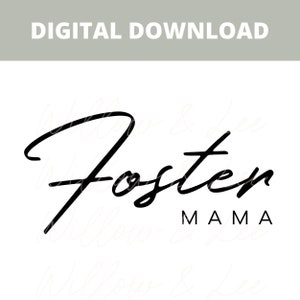 Foster Mama PNG, Foster Mama Sublimation, Foster Mom PNG, Get Attached PNG, Foster Png, Foster Mom Life, Foster Love, Commercial Use