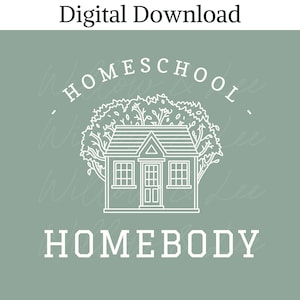 Homeschool Homebody Png, Homeschool Mama Png, Homeschool Sublimationsdatei PNG, Homeschooling PNG, Homeschool Mom, Homeschool Shirt Design
