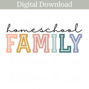 Homeschooling Familie Sublimationsdatei PNG, Homeschooling PNG, Homeschool Mom, Homeschool Exkursion, Homeschool Shirt Design, kommerzielle Nutzung