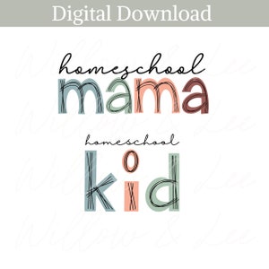 Homeschool Png Bundle, Homeschool Mama png, Homeschool Kid Png, Homeschooling PNG, Homeschool Mom  png, Homeschool Mama, Commercial Use