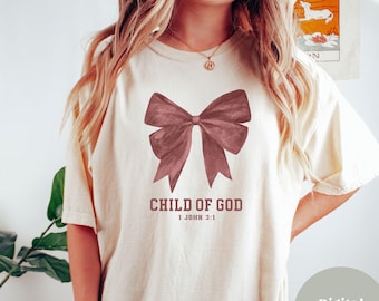 Child Of God Bow Png, Christian Coquette, Christian Sublimation Designs, Bible verse png, Christian Png, Jesus png, Daughter of the King png